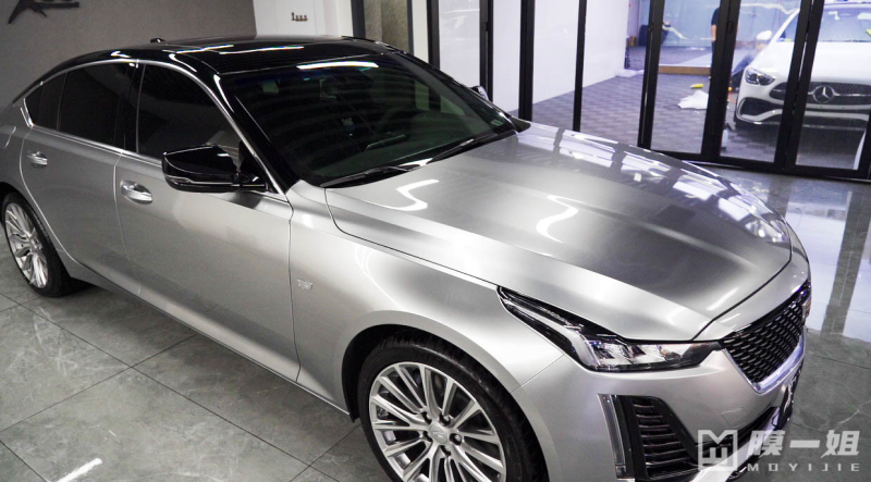 凯迪拉克CT5改色GT银