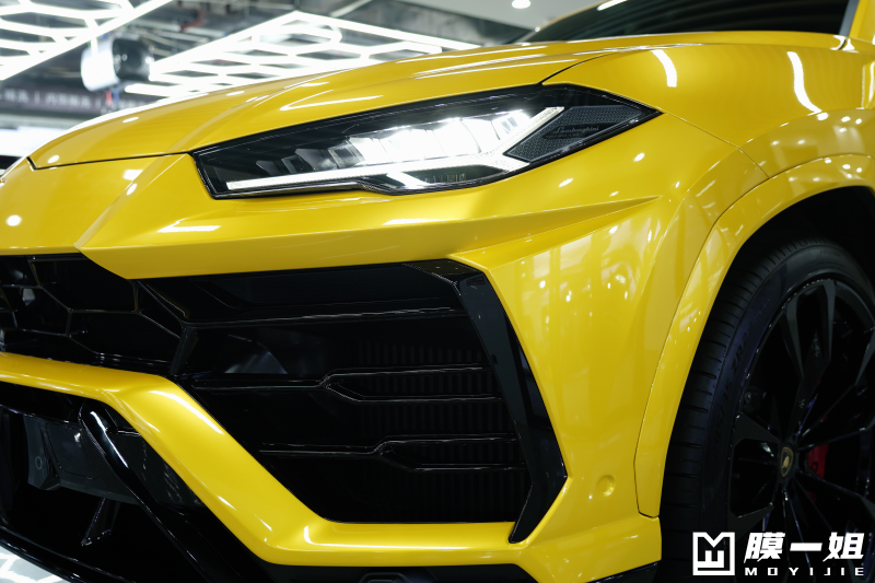 兰博基尼改色超亮金属黄