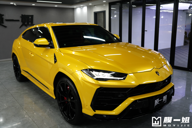 兰博基尼改色超亮金属黄