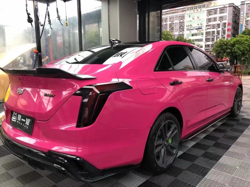 凯迪拉克CT4改色甜菜根紫