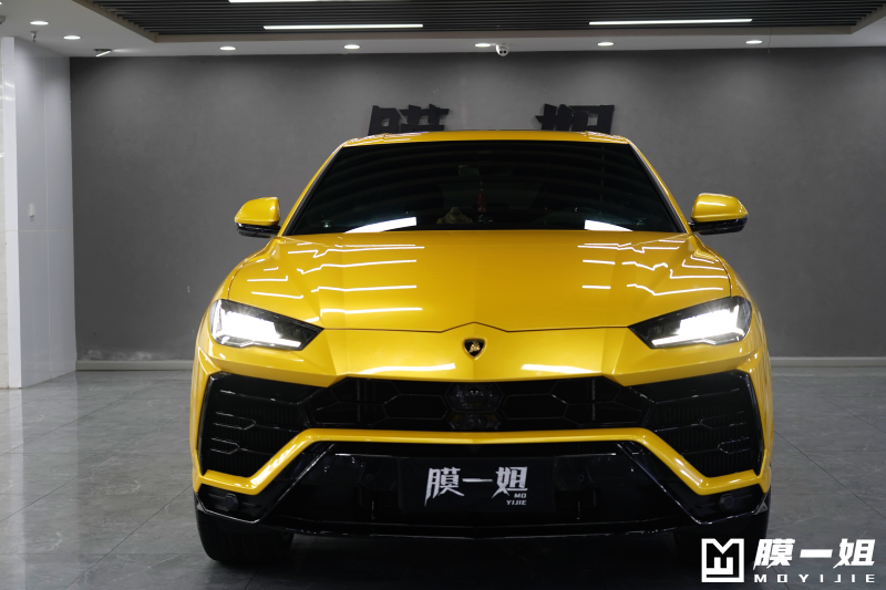 兰博基尼改色超亮金属黄