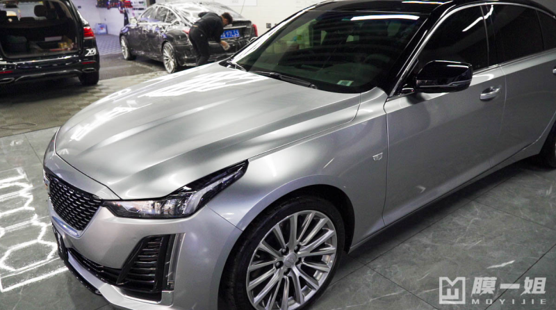 凯迪拉克CT5改色GT银