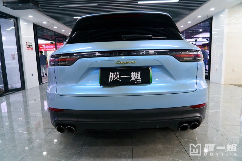 保时捷改双色月石灰