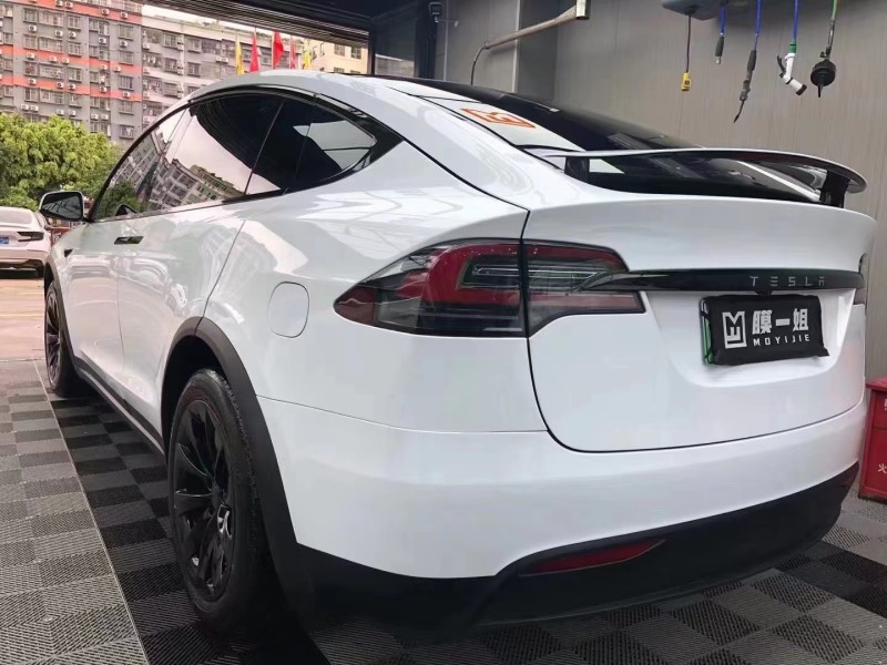 特斯拉X改色水晶白