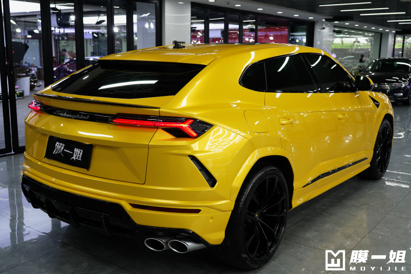 兰博基尼改色超亮金属黄