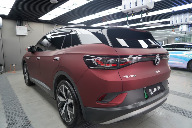 大众crozz改色罗曼尼红