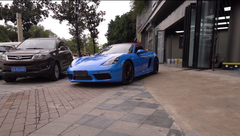 保时捷装贴膜一姐tpu隐形车衣