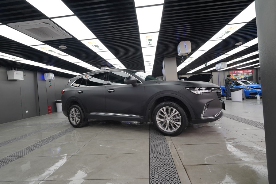 别克昂科威改色PET磨砂黑