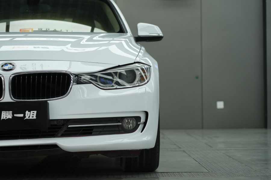 宝马改色珠光白