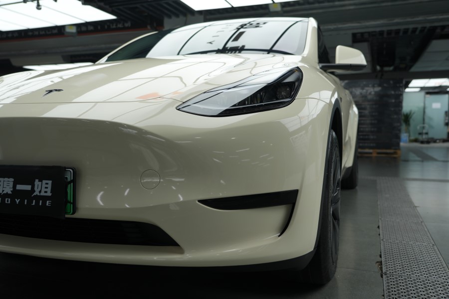 特斯拉改色水晶胡椒白