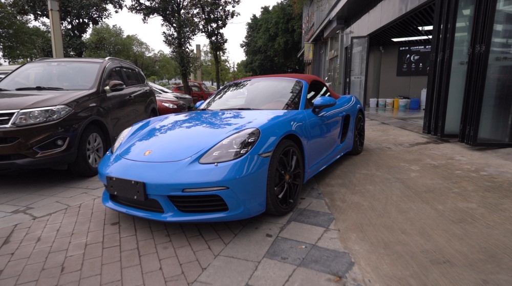 保时捷装贴膜一姐tpu隐形车衣