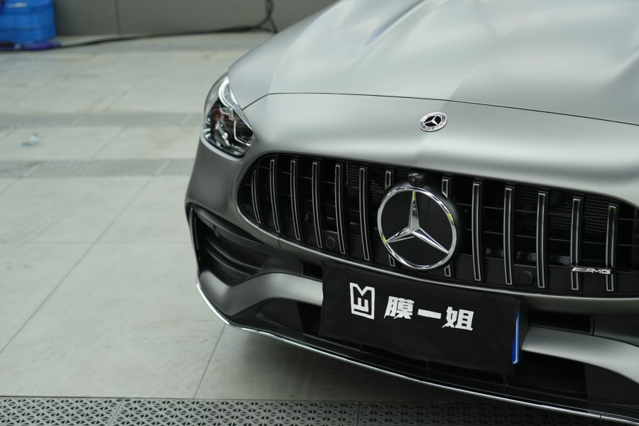 奔驰C260改色奔驰AMG山灰