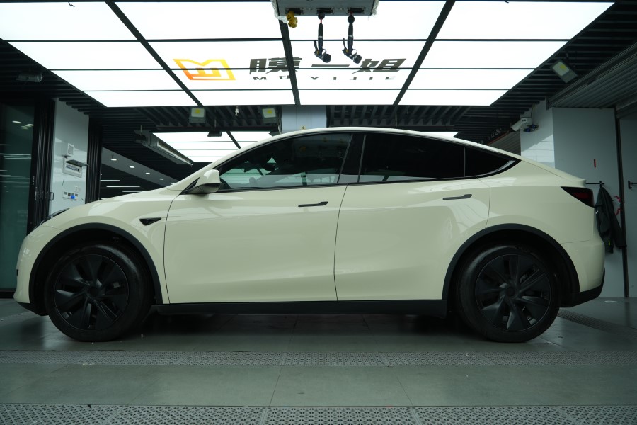 特斯拉改色水晶胡椒白