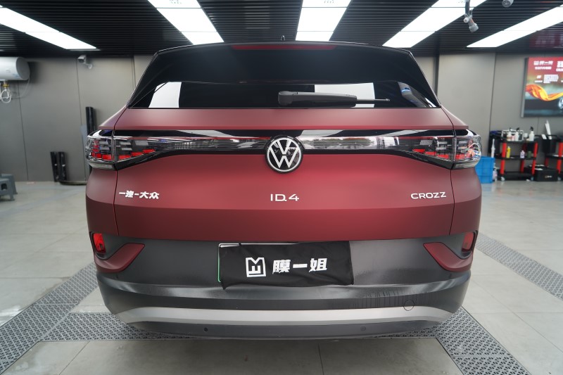 大众crozz改色罗曼尼红