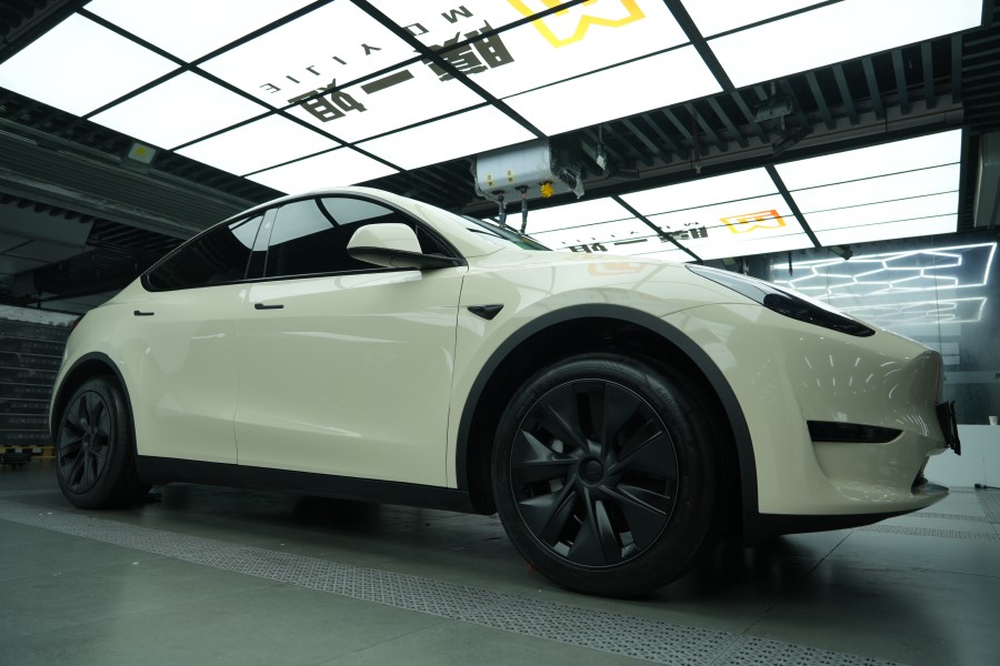 特斯拉改色水晶胡椒白