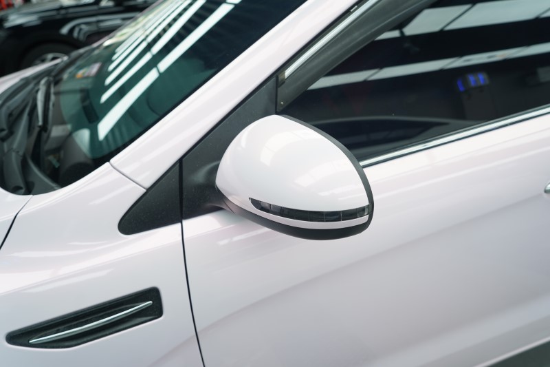 起亚k2改色花悦粉