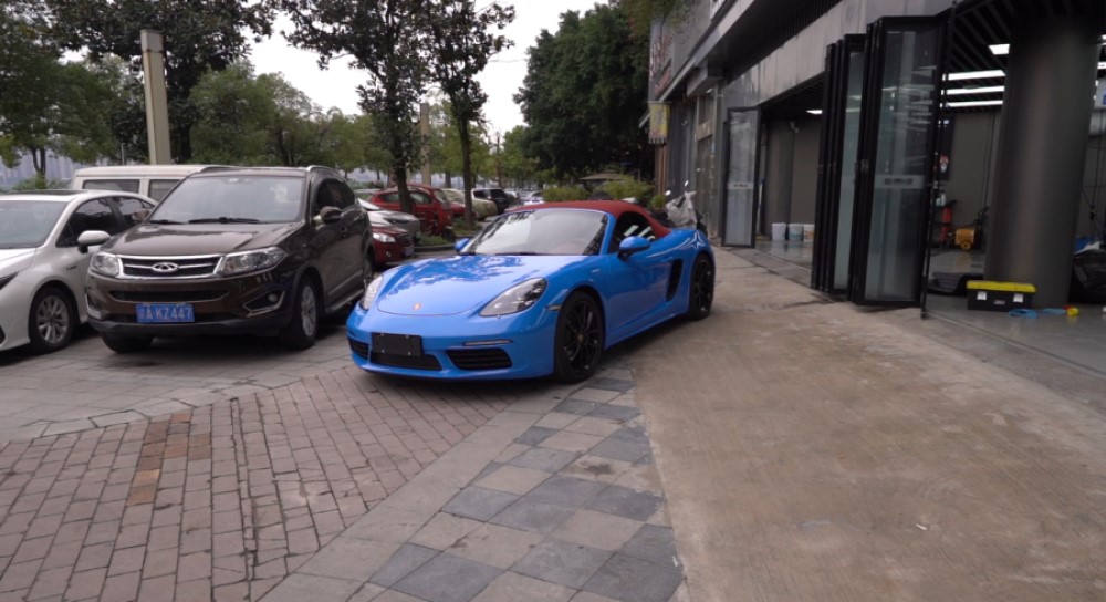 保时捷装贴膜一姐tpu隐形车衣