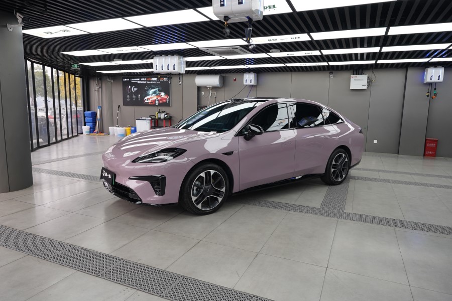 埃安装贴膜一姐tpu隐形车衣