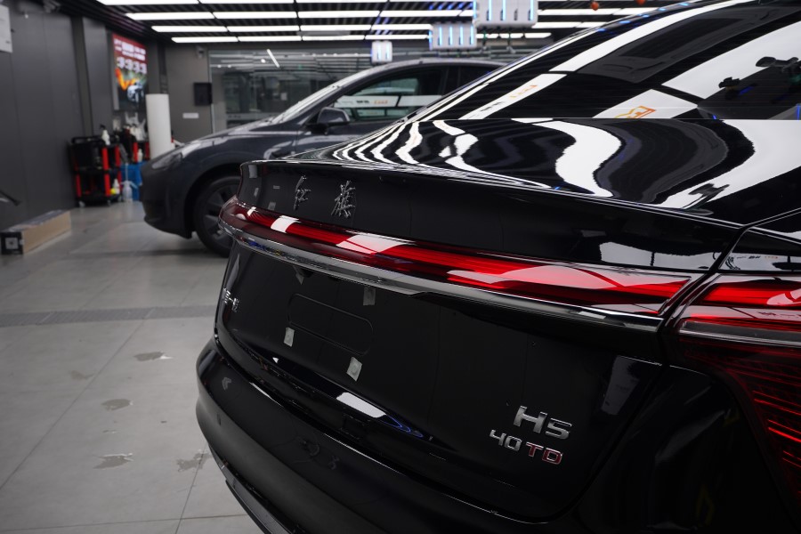 红旗H5装贴膜一姐tpu隐形车衣