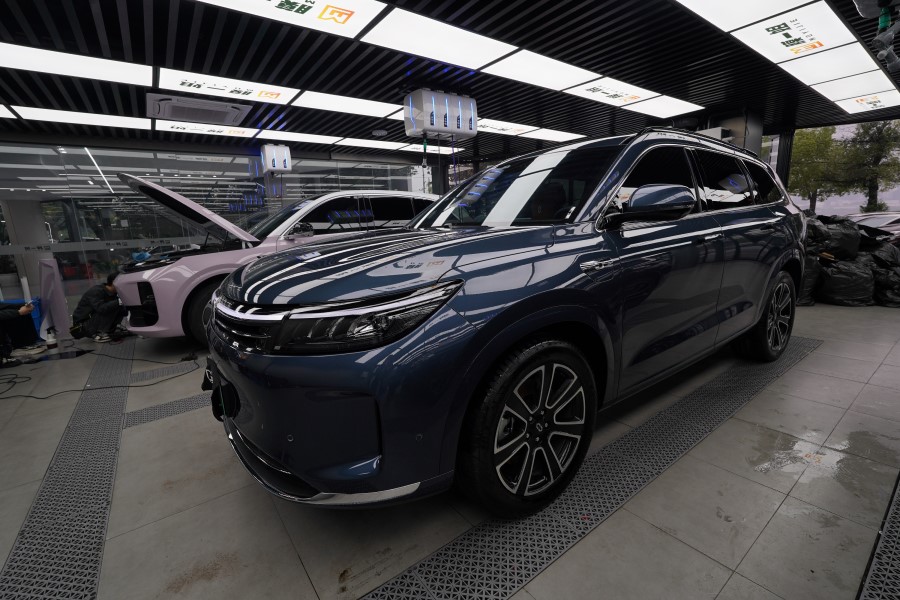 问界M7装贴膜一姐tpu隐形车衣