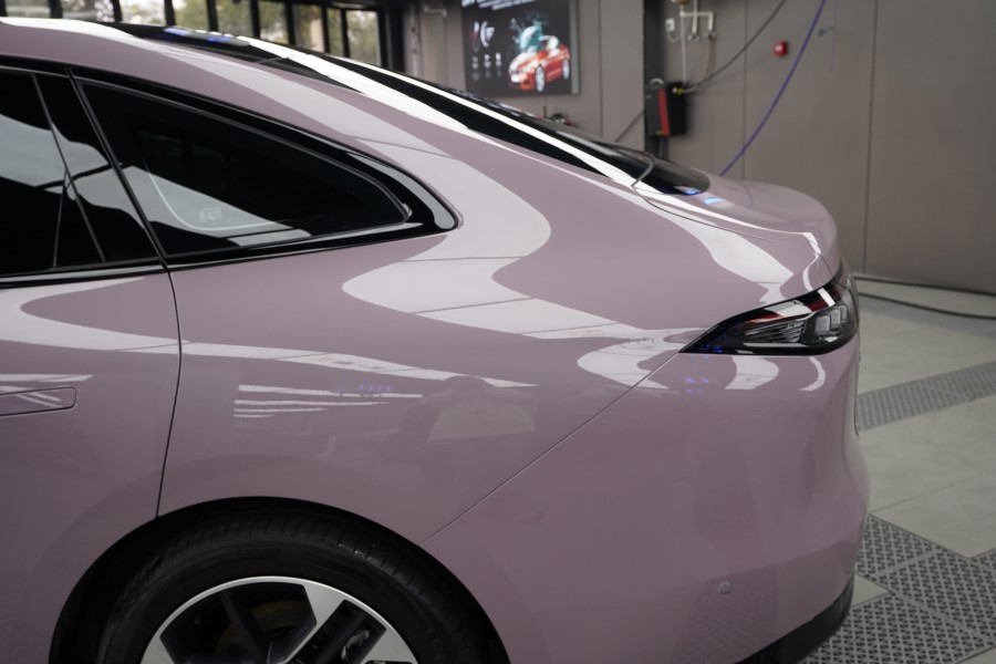 埃安装贴膜一姐tpu隐形车衣