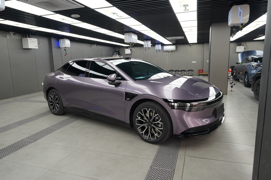 极氪007改色PET霞光紫（SU7）