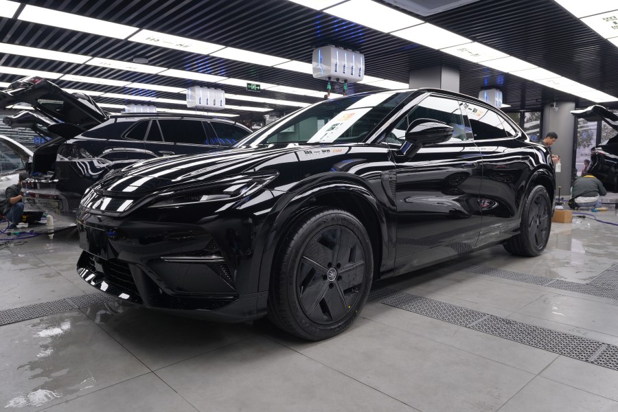 比亚迪宋装贴膜一姐tpu隐形车衣