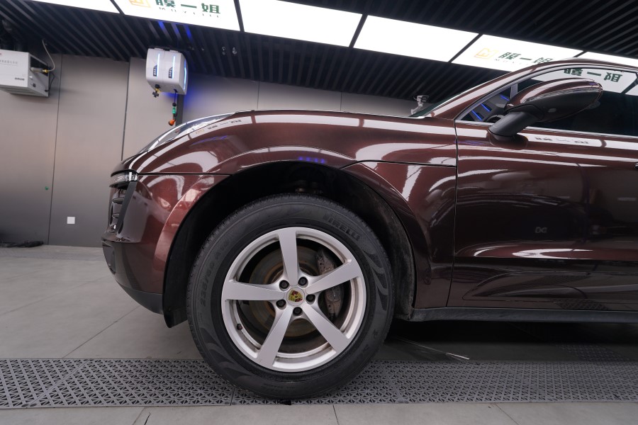 保时捷改色pet桃木红