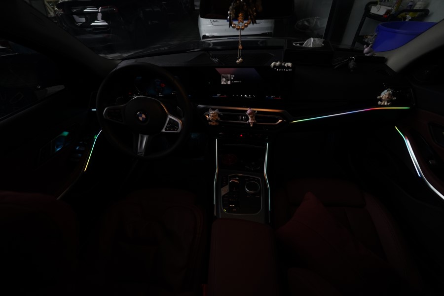 宝马3系改装升级氛围灯