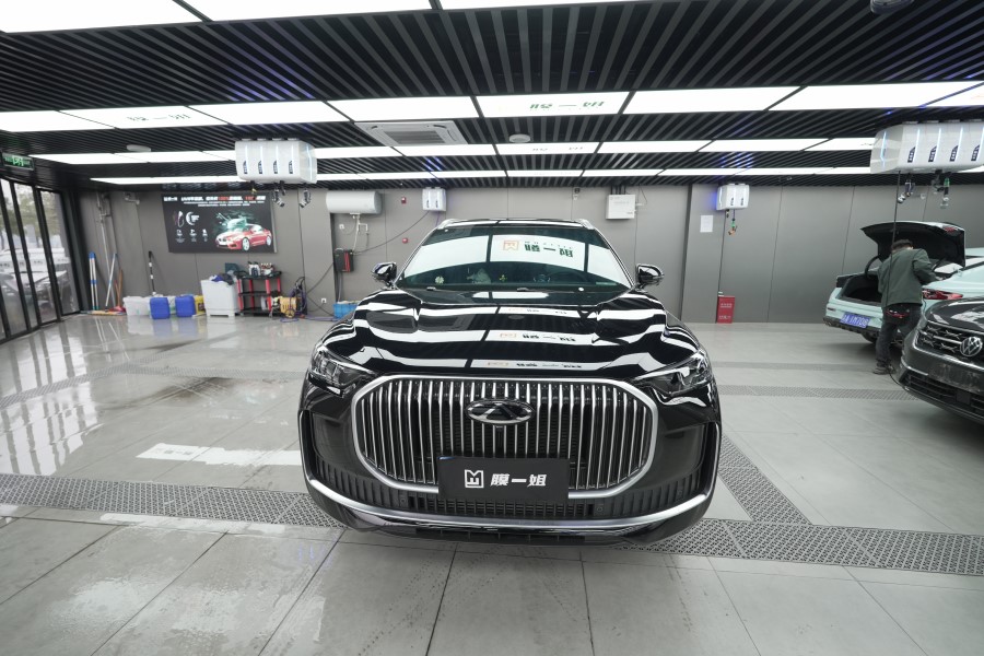 奇瑞瑞虎9装贴隐形车衣