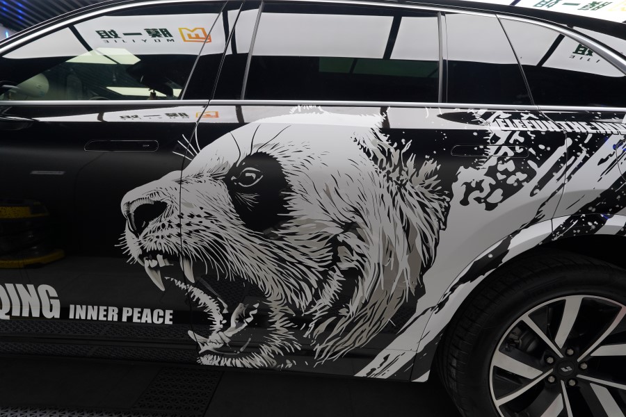 理想L7个性定制彩绘膜