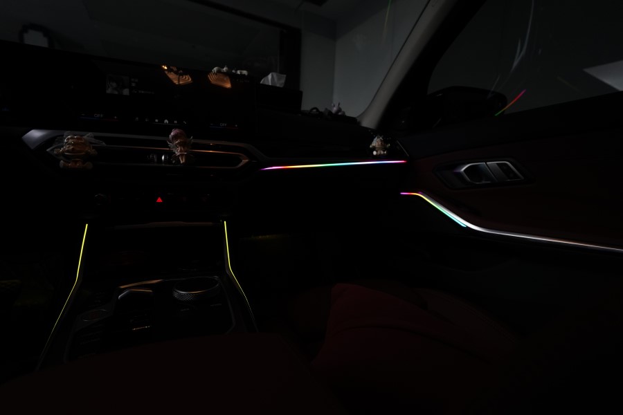 宝马3系改装升级氛围灯