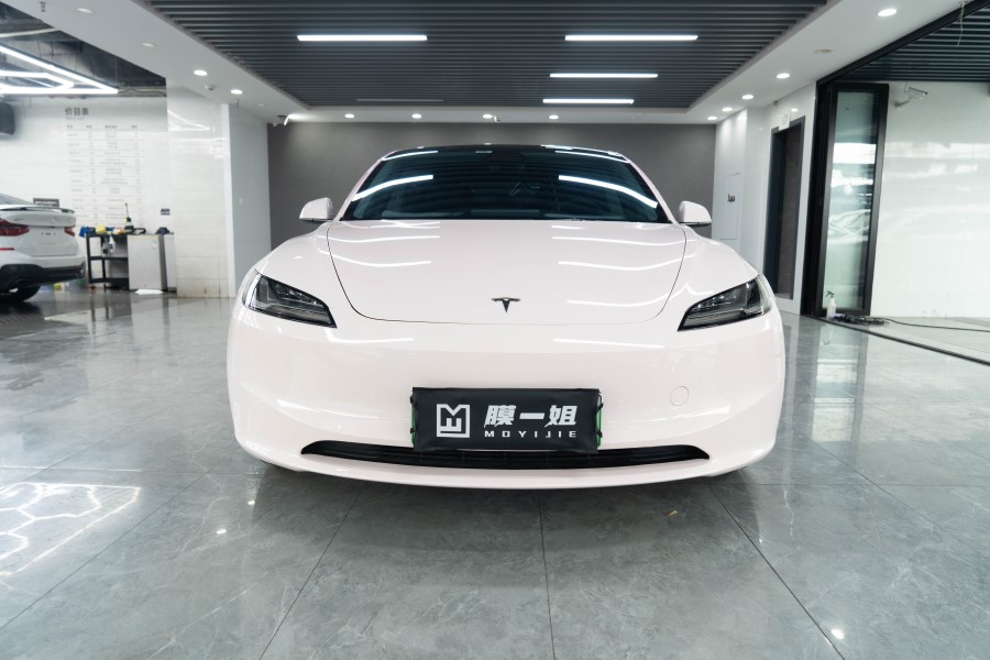 特斯拉改色粉紫渐变