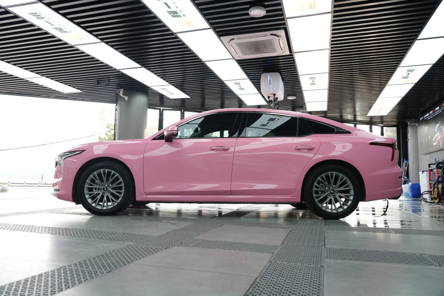 奔腾b70改色水晶粉红