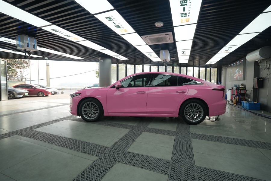 奔腾b70改色水晶粉红