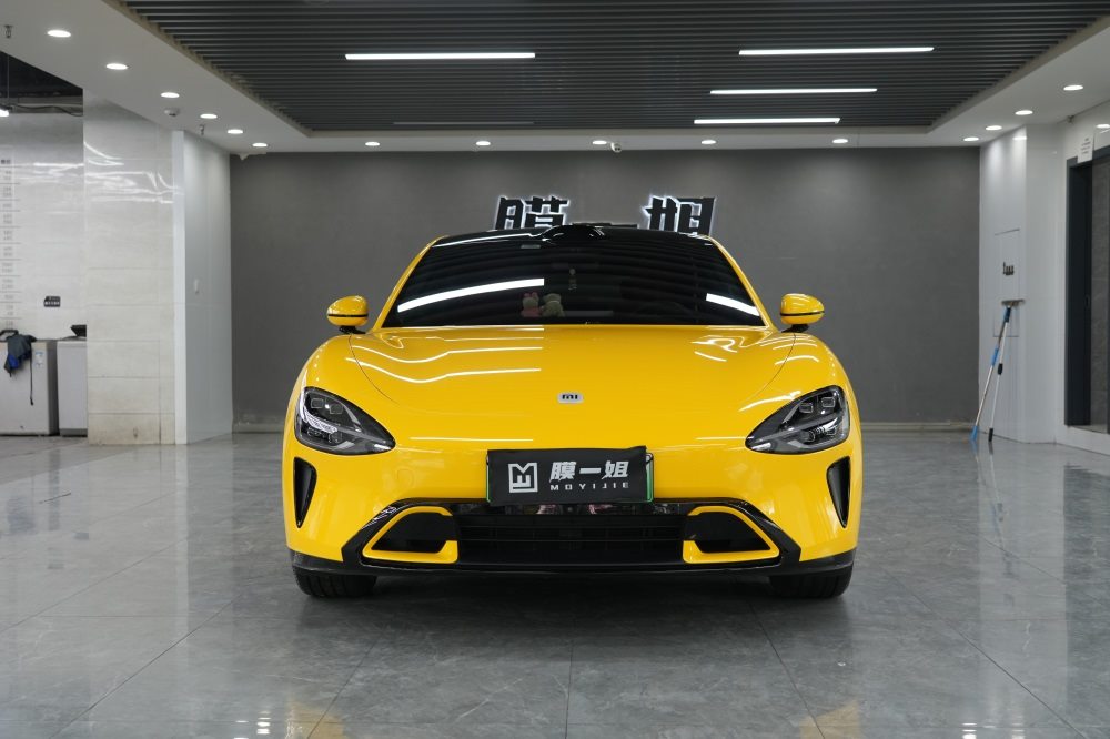 小米SU7改色竞速黄，TPU改色膜高颜值一键Get！