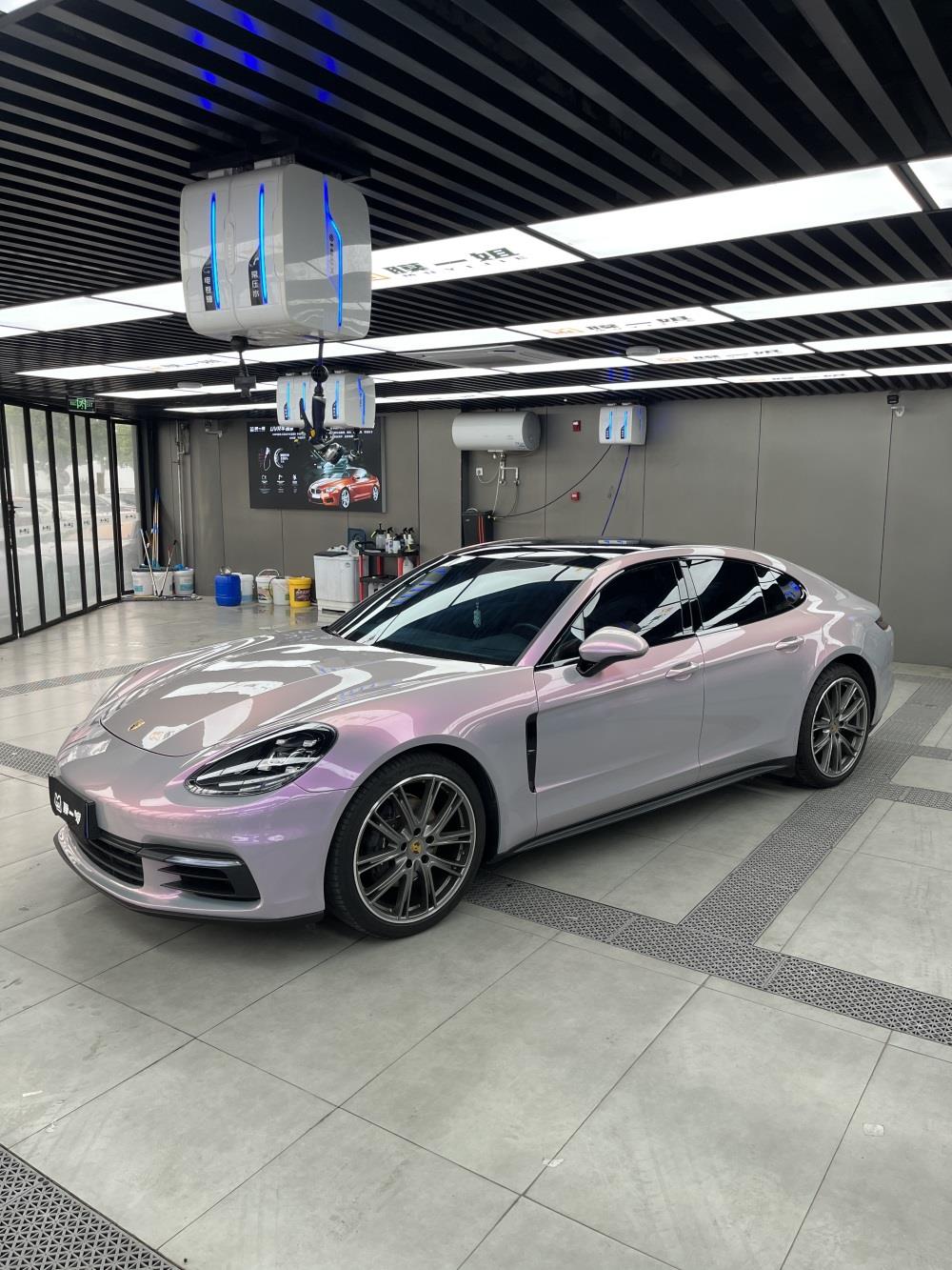 保时捷贴装TPU改色膜，给爱车打造神仙颜值！