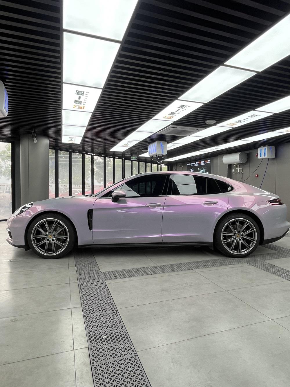 保时捷贴装TPU改色膜，给爱车打造神仙颜值！