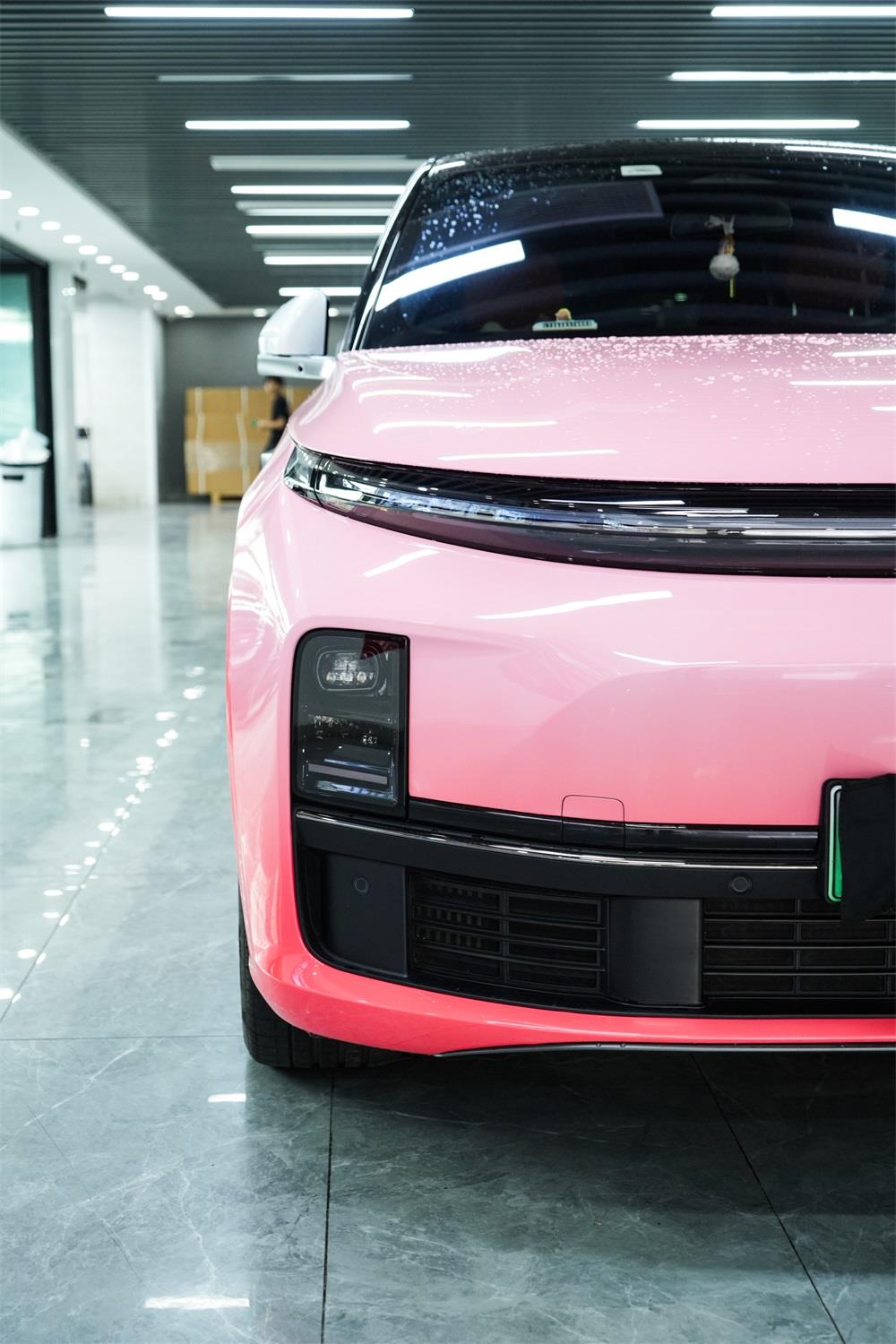 理想L7装贴labubu定制改色膜，回头率直接拉满