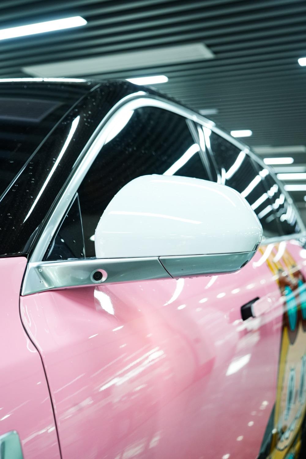 理想L7装贴labubu定制改色膜，回头率直接拉满