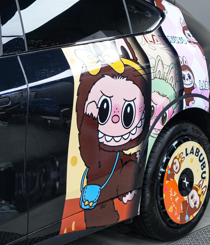 小鹏汽车改色膜选择：拉布布个性定制改色膜案例