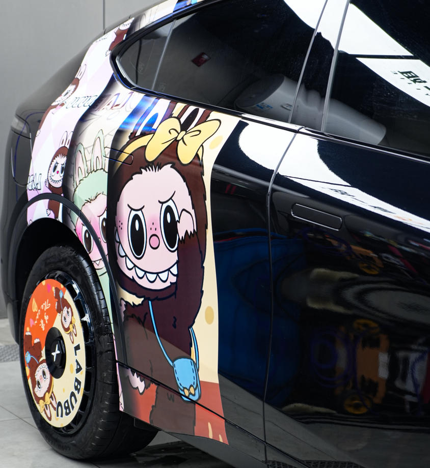 小鹏汽车改色膜选择：拉布布个性定制改色膜案例